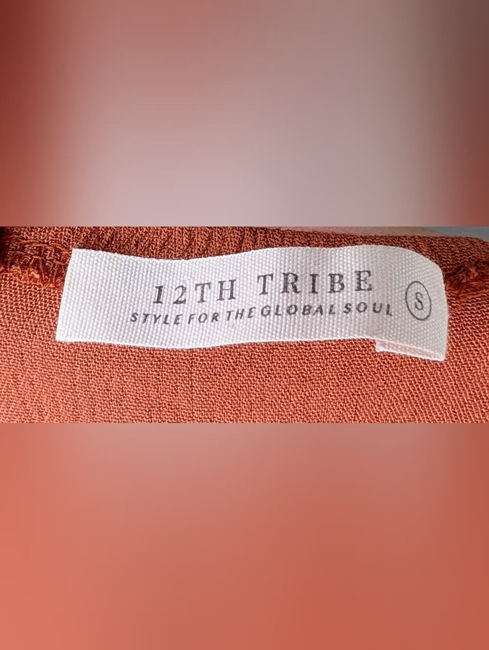 12th Tribe • Augustine Halter Jumpsuit in Rust - Picture 7 of 7